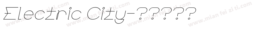 Electric City字体转换